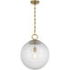 Cabot 1 Light 16 inch Warm Brass Pendant Ceiling Light
