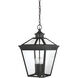 Ellijay 4 Light 12 inch English Bronze Outdoor Hanging Lantern