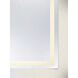 Beckett 32 X 24 inch Frost Mirror, Frontlit and Backlit