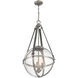 Bozeman 4 Light 18 inch Antique Nickel Pendant Ceiling Light
