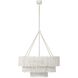 Phong 9 Light 30 inch Blanco Chandelier Ceiling Light