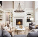 Mallory 5 Light 30 inch Fossil Stone Pendant Ceiling Light