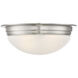 Stella 2 Light 13 inch Satin Nickel Flush Mount Ceiling Light, Essentials