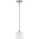 Terrell 1 Light 6 inch Satin Nickel Mini Pendant Ceiling Light