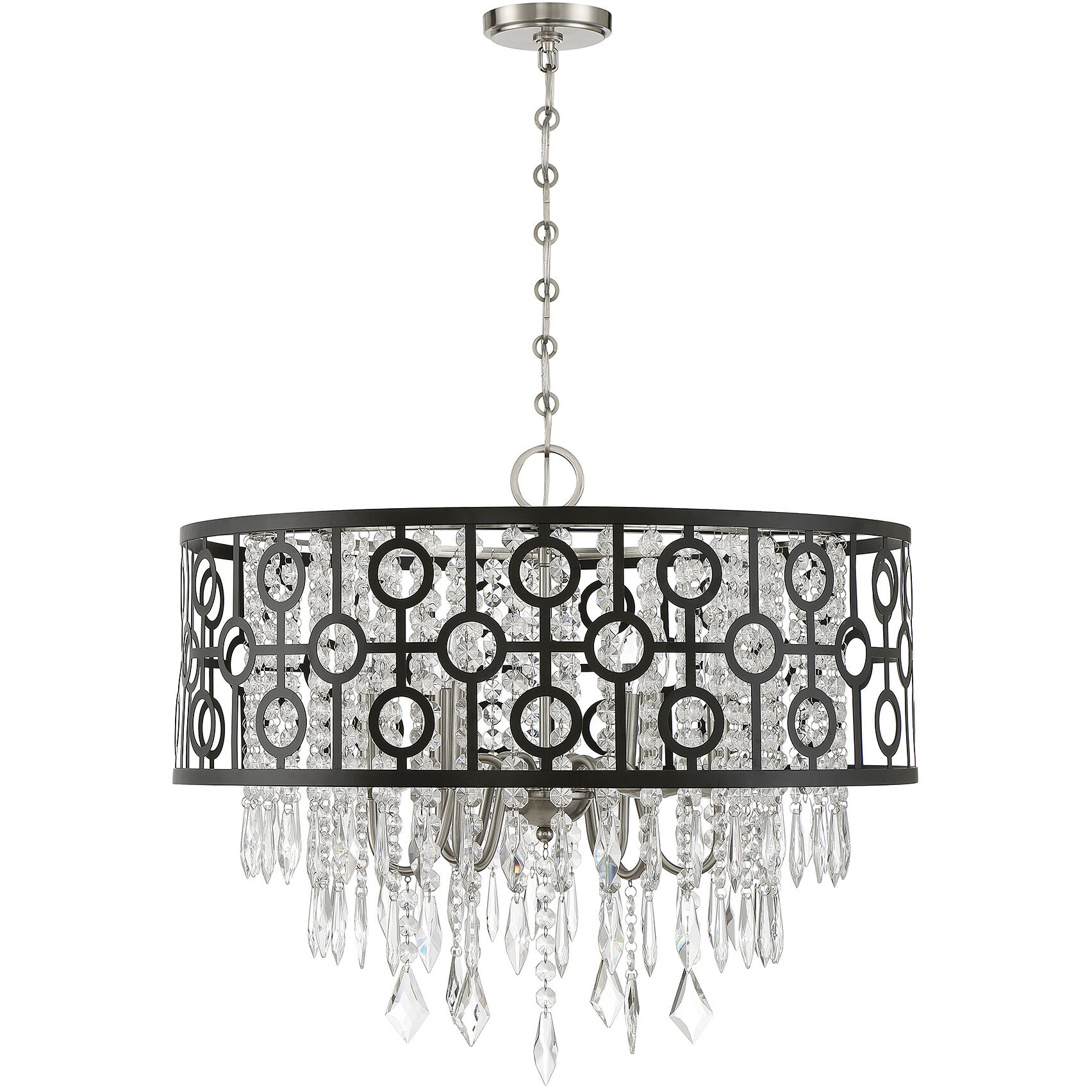 Black 6 outlet inch ceiling pendant