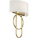 Tempe 2 Light 12 inch Warm Brass Sconce Wall Light