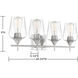 Octave 4 Light 28.75 inch Satin Nickel Bathroom Vanity Light Wall Light, Essentials