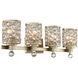 Guilford 4 Light 32 inch Aurora Bathroom Vanity Light Wall Light, Guilford