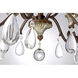 St. Laurence 5 Light 24 inch New Tortoise Shell / Silver Chandelier Ceiling Light