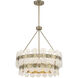 Bancroft 5 Light 24 inch Noble Brass Chandelier Ceiling Light