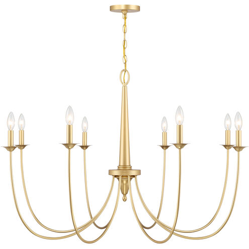 Stonecrest 8 Light 42 inch French Gold Chandelier Ceiling Light