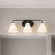 Blair 3 Light 25.5 inch Black Bath Wall Light