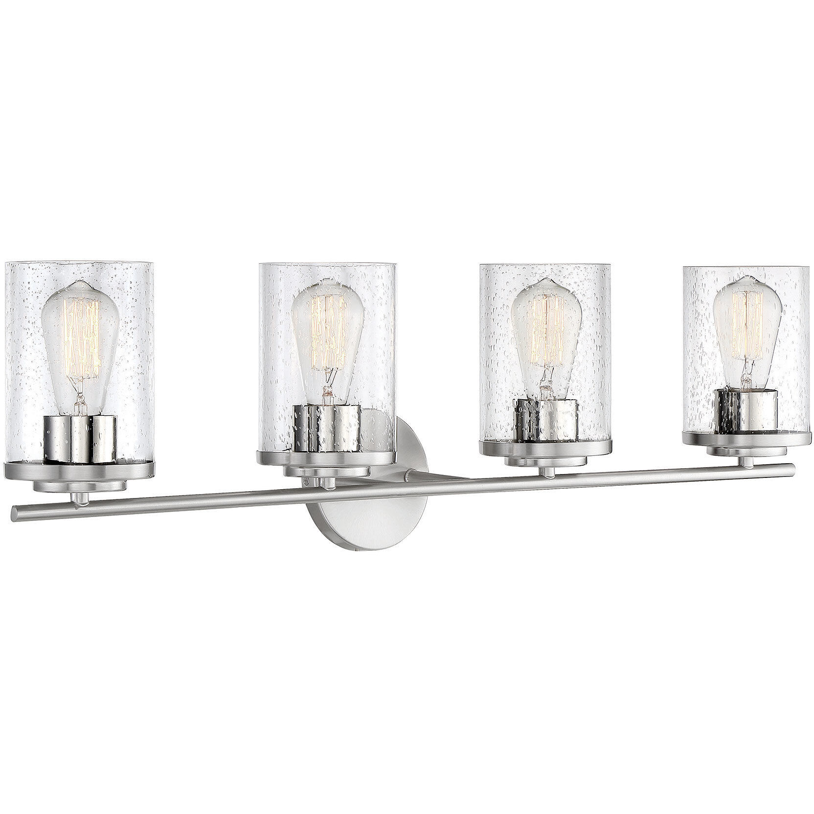 Marshall 4 Light 31 inch Polished Chrome Bathroom Vanity Light Wall Light, Essentials