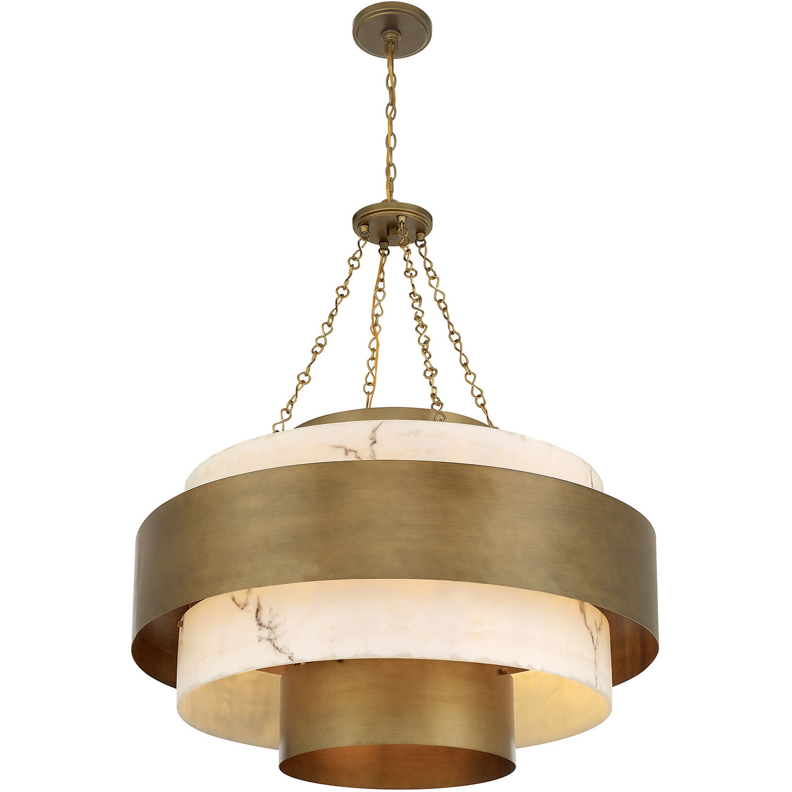 Davenport 8 Light 36 inch Antique Patina Pendant Ceiling Light
