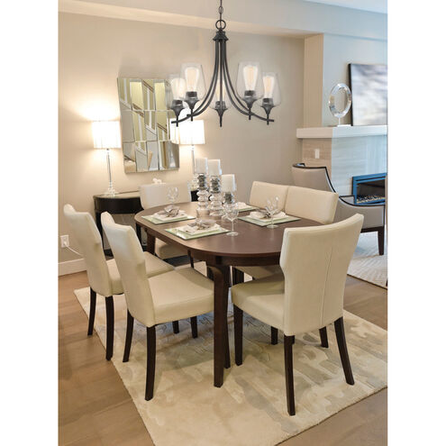 Octave 5 Light 23 inch English Bronze Chandelier Ceiling Light, Essentials