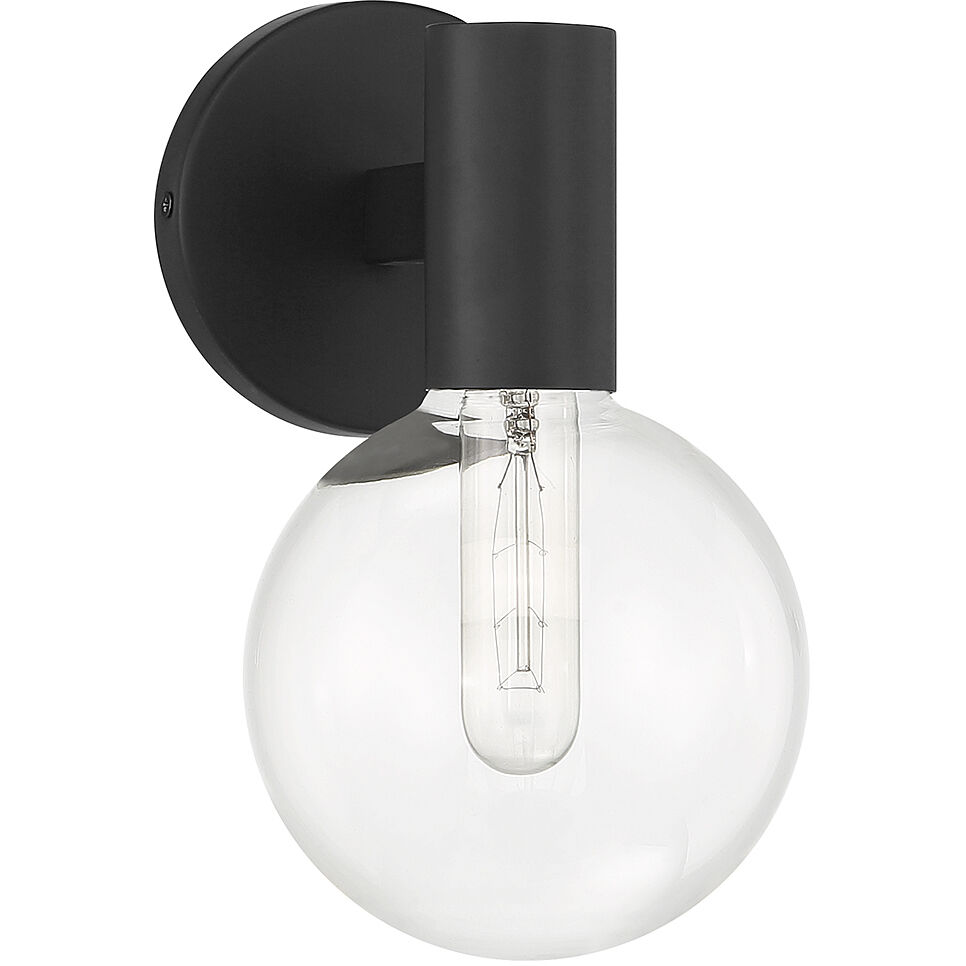 Wright 1 Light 5.75 inch Matte Black Wall Sconce Wall Light