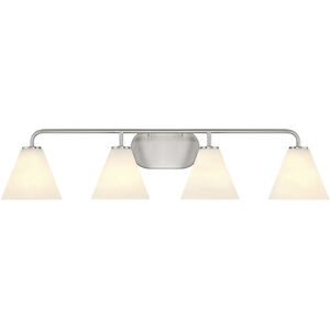 Blair 4 Light 35 inch Satin Nickel Bath Wall Light