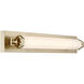 Parker LED 28 inch Noble Brass Bathroom Vanity Light Wall Light