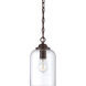 Bally 1 Light 6.5 inch English Bronze Pendant Ceiling Light, Essentials