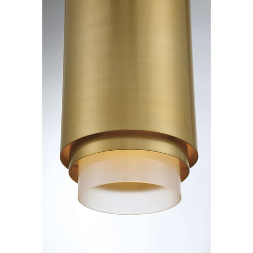 Beacon 3 Light 12 inch Burnished Brass Pendant Ceiling Light
