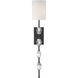 Sebring 1 Light 6 inch Matte Black Wall Sconce Wall Light