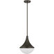 Ogdon 1 Light 12 inch Mediterranean Bronze Pendant Ceiling Light