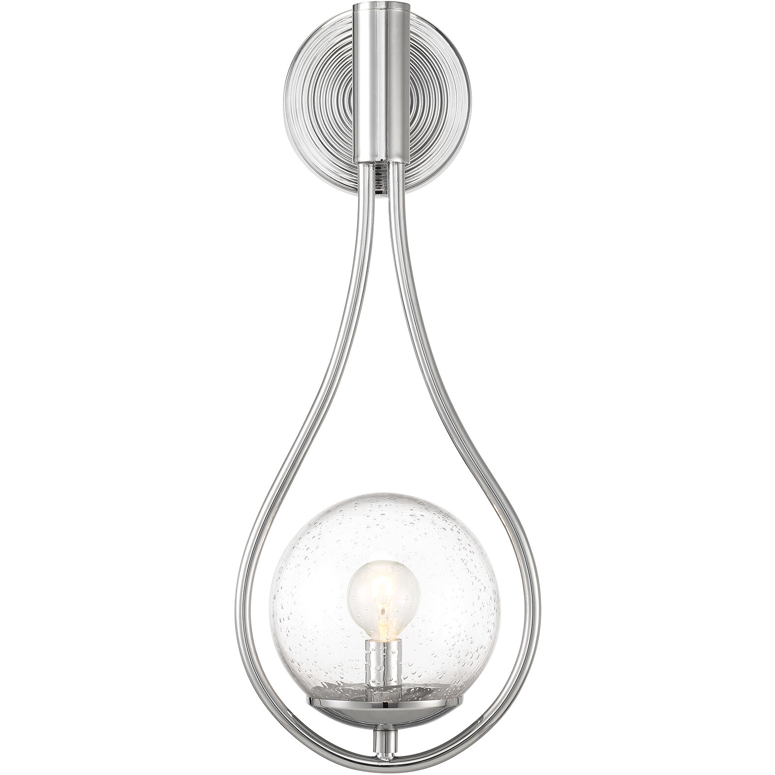 Encino 1 Light 8 inch Polished Chrome Wall Sconce Wall Light