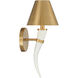 Hearne 1 Light 7 inch Warm Brass Wall Sconce Wall Light