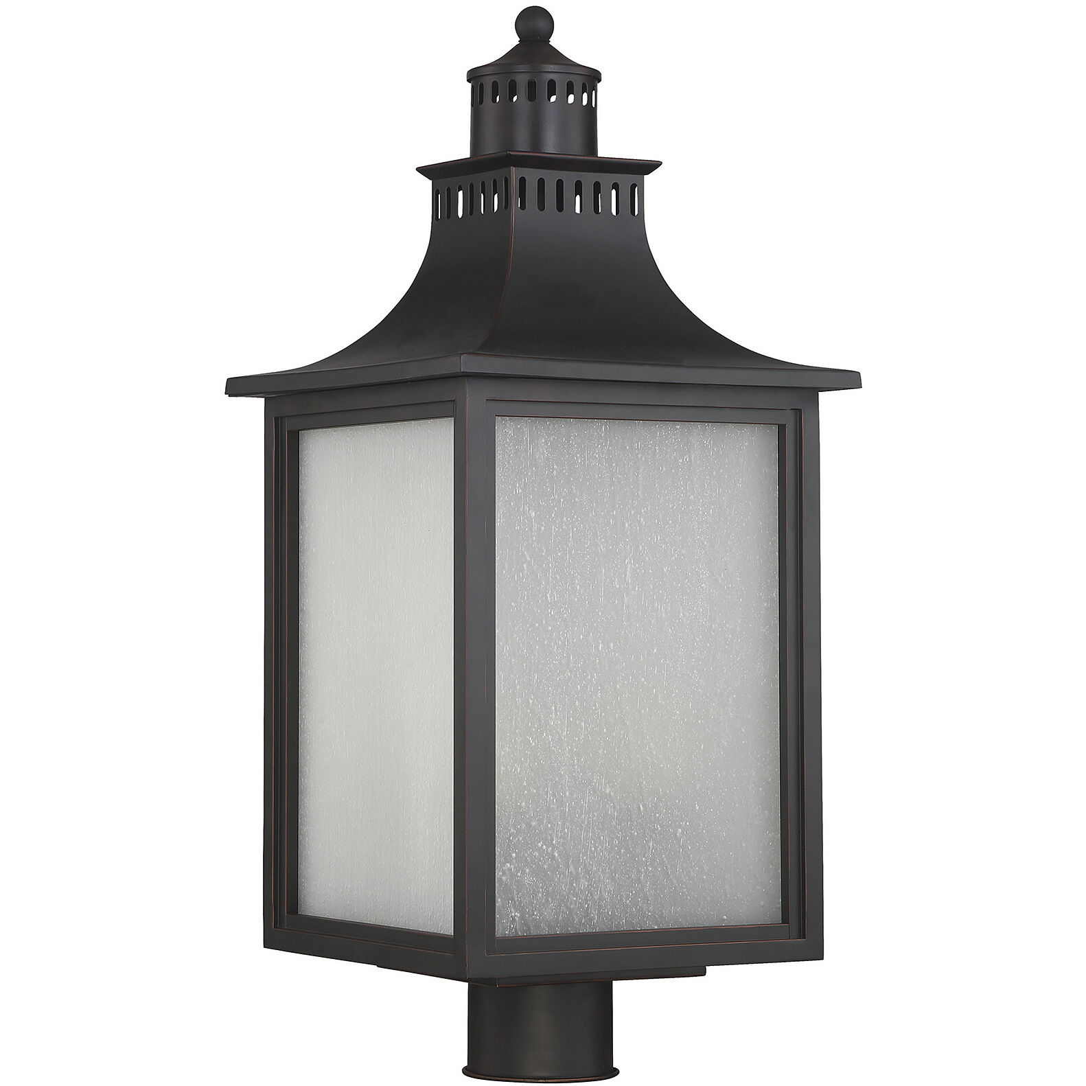 Monte Grande 3 Light 23.75 inch English Bronze Outdoor Post Lantern