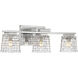 Northam 3 Light 22 inch Polished Chrome Bathroom Vanity Light Wall Light