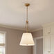 Austin 4 Light 18 inch Warm Brass Pendant Ceiling Light, Essentials