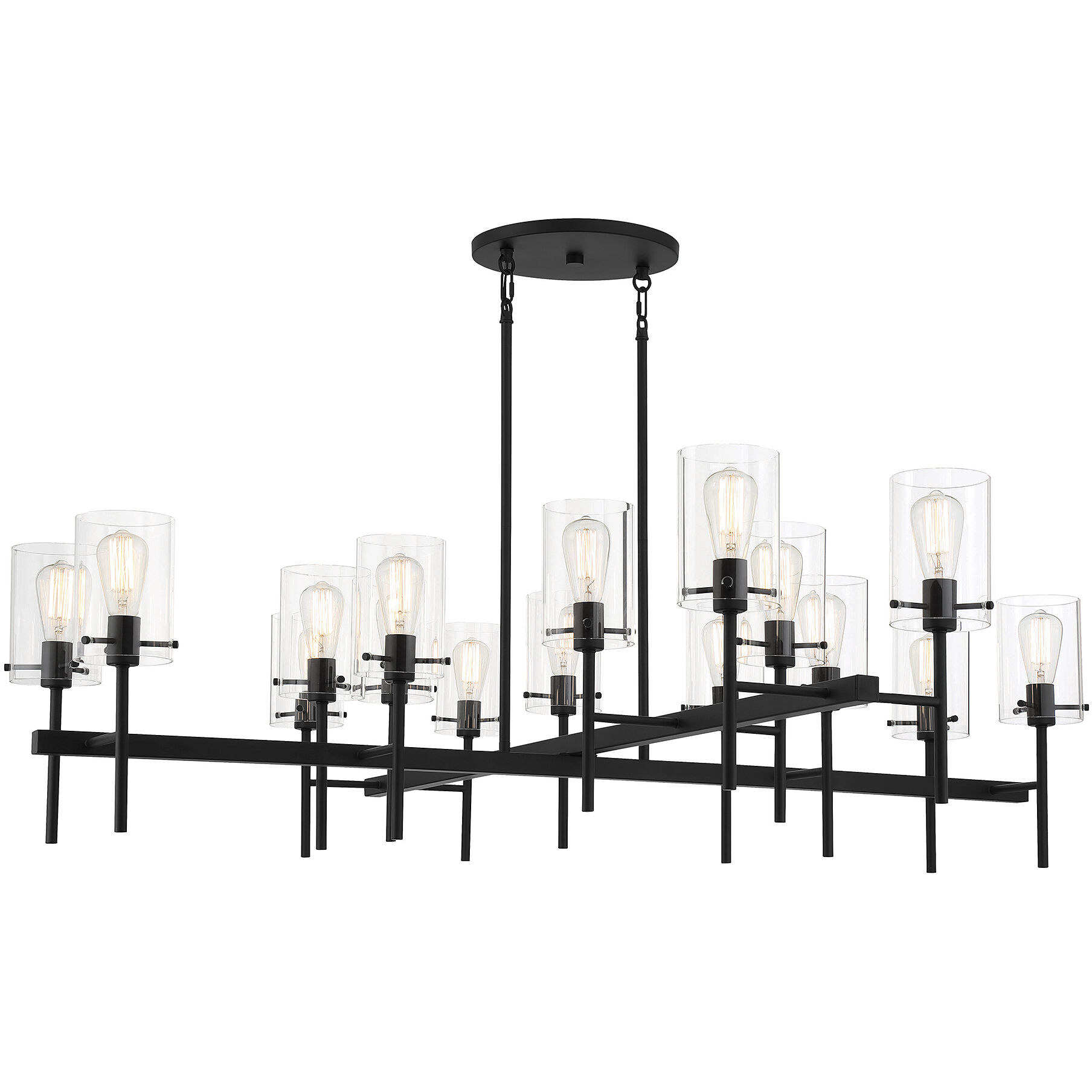 Savoy House 1-1800-16-89 Vista 16 Light 60 inch Matte Black