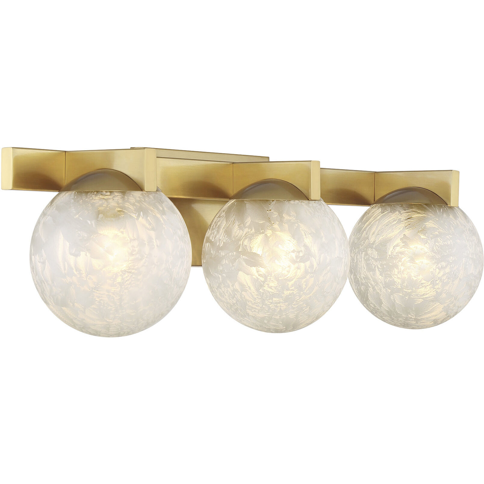 Darien 3 Light 25 inch Warm Brass Bathroom Vanity Light Wall Light