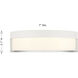 Clarion LED 7 inch White Flush Mount Ceiling Light