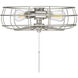 Ratcliffe 3 Light Incandescent Satin Nickel Fan Light Kit