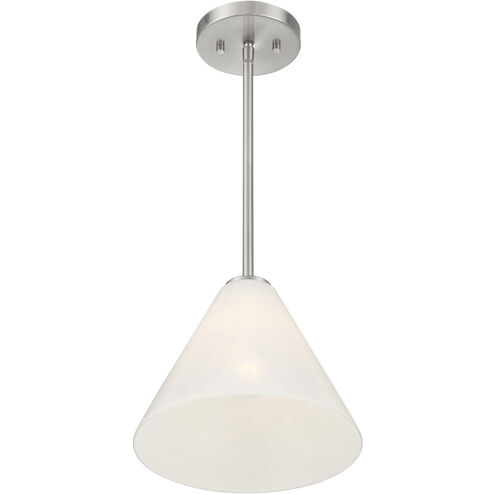 Blair 1 Light 10 inch Satin Nickel Mini-Pendant or Semi-Flush Ceiling Light