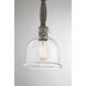Chester 1 Light 8.5 inch Sweetgum Pendant Ceiling Light