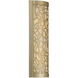 New Haven 2 Light 7 inch Burnished Brass Wall Sconce Wall Light
