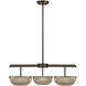 Hubbard LED 30 inch Mediterranean Bronze Chandelier Ceiling Light