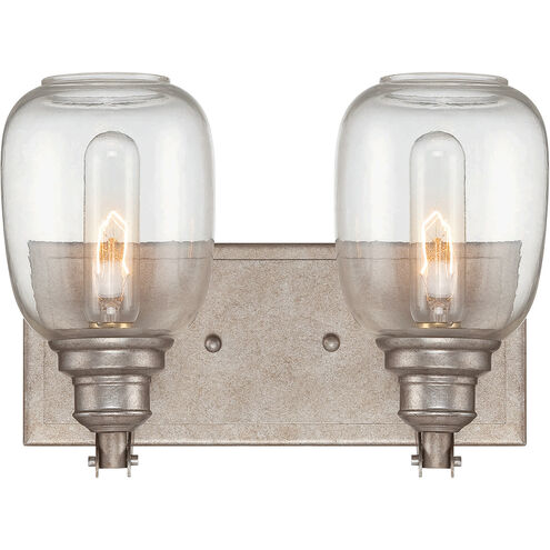 Orsay 2 Light 12 inch Industrial Steel Bath Light Wall Light
