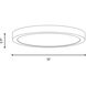 Stella LED 10 inch Black Flush Mount Ceiling Light, Essentials