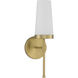 Haynes 1 Light 5 inch Warm Brass Wall Sconce Wall Light, Essentials