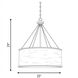 Rochester 6 Light 25 inch Silver Patina Pendant Ceiling Light
