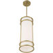 Porter 1 Light 8 inch Warm Brass Mini-Pendant Ceiling Light