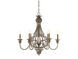 Ashford 6 Light 28 inch Aged Wood Chandelier Ceiling Light