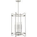 Kent 4 Light 16 inch Satin Nickel Pendant Ceiling Light, Essentials