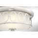 Sherrill LED 14 inch Satin Nickel Flush Mount Ceiling Light