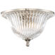 Aberdeen 2 Light 14 inch Polished Nickel Flush Mount Ceiling Light