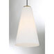 Christos 1 Light 10 inch Warm Brass Pendant Ceiling Light, Lighting One