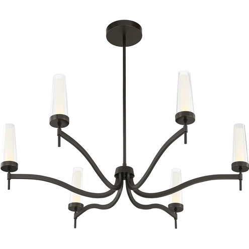 Butler Lighting Butler LED 40 inch Mediterranean Bronze Chandelier Ceiling Light